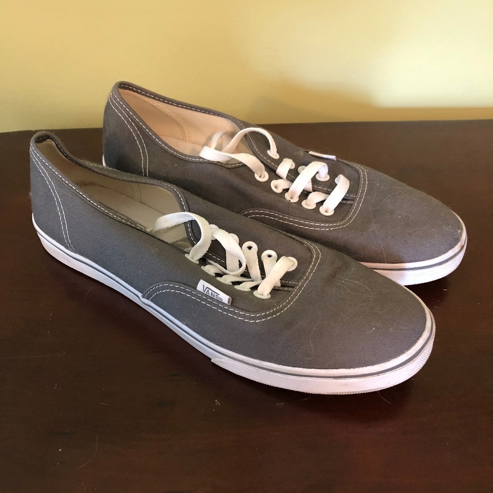 Vans Gray Men's Size 8.5 Lace up tennis shoes